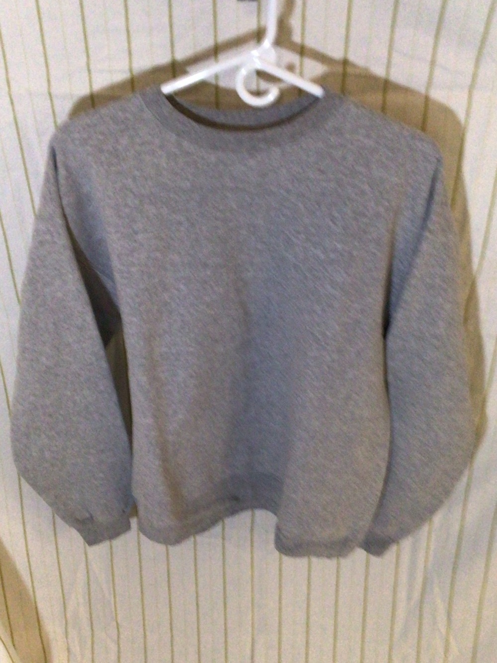 Hanes Men's Gray Crewneck Sweatshirt
